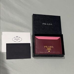 Authentic Prada Card Holder